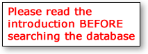 Read instructions BEFORE searching database